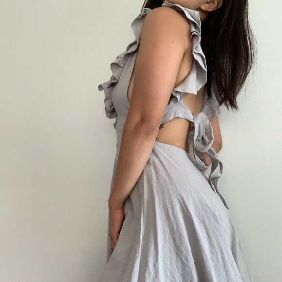 White fox grey dress - Picture 2 of 3